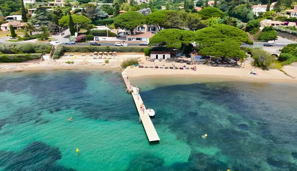 Plage privée villa Chantyviere Sainte Maxime Plage privée villa Chantyviere Sainte Maxime