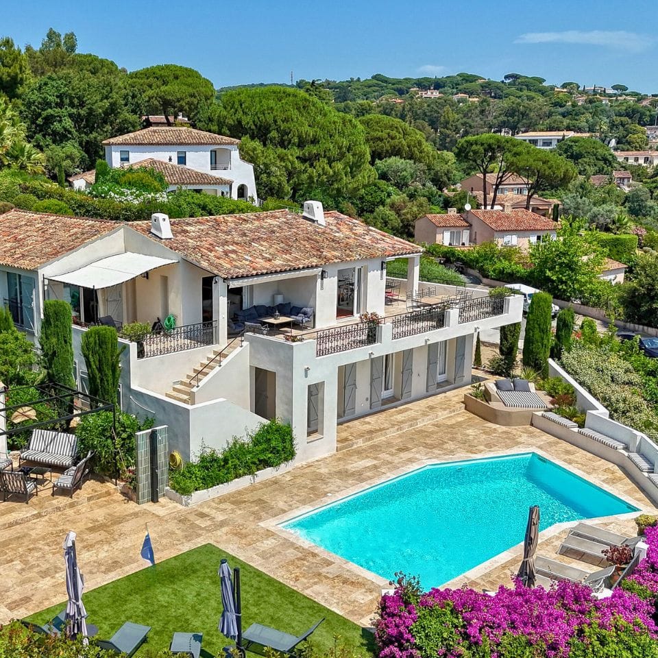 Villa La Chantyvière, sur les hauteurs de Sainte-Maxime