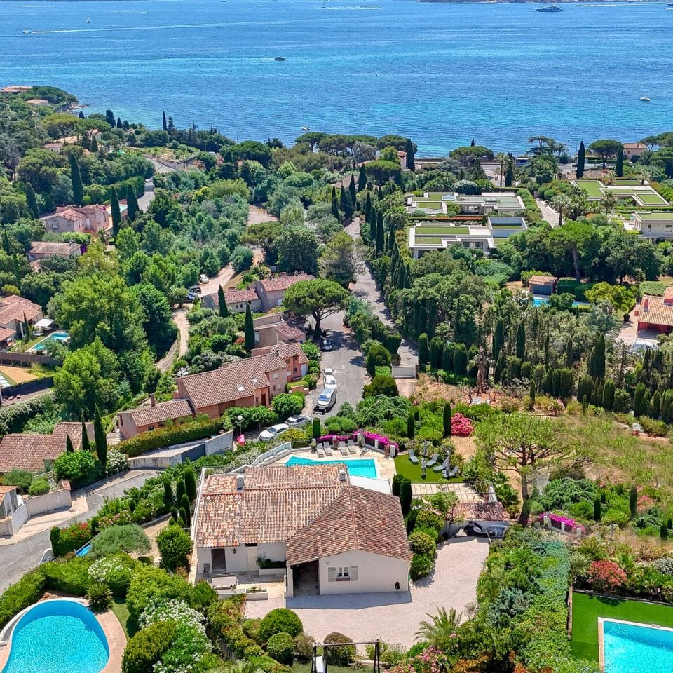 Vue panoramique sur le golfe de Saint-Tropez